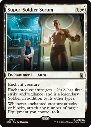 Super-Soldier Serum (MSH - Marvel Super Heroes Foil)
