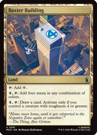 Baxter Building (MSH - Marvel Super Heroes Foil)