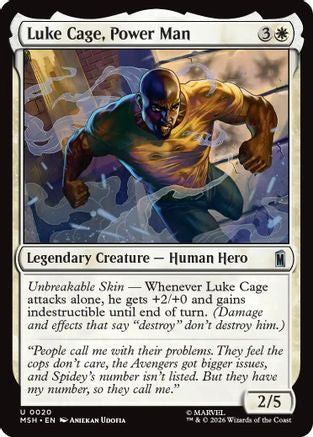 Luke Cage, Power Man (MSH - Marvel Super Heroes Foil)