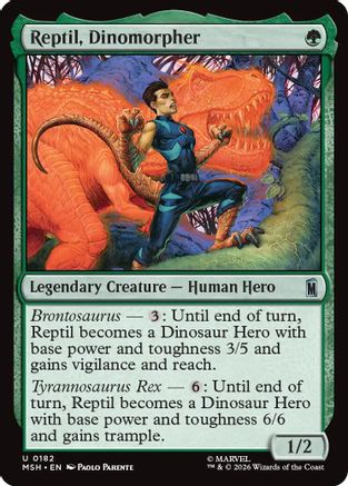 Reptil, Dinomorpher (MSH - Marvel Super Heroes)