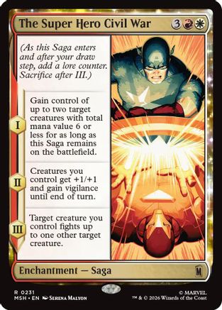 The Super Hero Civil War (MSH - Marvel Super Heroes)