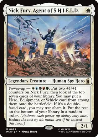 Nick Fury, Agent of S.H.I.E.L.D. (MSH - Marvel Super Heroes Foil)