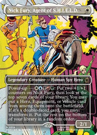 Nick Fury, Agent of S.H.I.E.L.D. (Borderless) (MSH - Marvel Super Heroes)