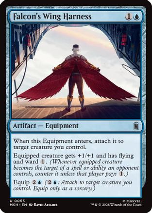 Falcon's Wing Harness (MSH - Marvel Super Heroes Foil)