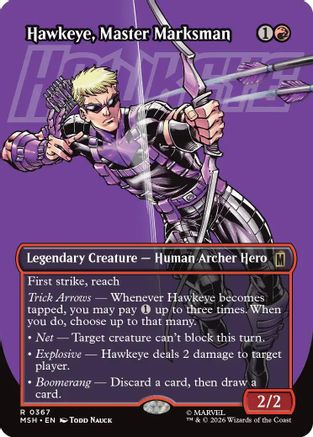 Hawkeye, Master Marksman (Borderless) (MSH - Marvel Super Heroes)