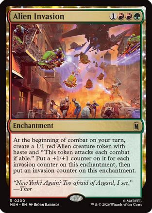 Alien Invasion (MSH - Marvel Super Heroes Foil)