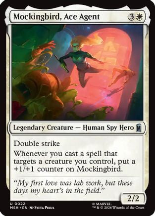 Mockingbird, Ace Agent (MSH - Marvel Super Heroes Foil)