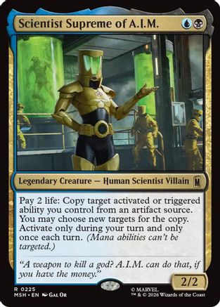 Scientist Supreme of A.I.M. (MSH - Marvel Super Heroes Foil)