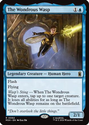 The Wondrous Wasp (MSH - Marvel Super Heroes Foil)