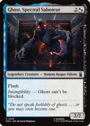 Ghost, Spectral Saboteur (MSH - Marvel Super Heroes)