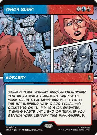 Vision Quest (Borderless) (MSH - Marvel Super Heroes Foil)