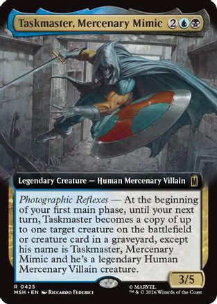 Taskmaster, Mercenary Mimic (Extended Art) (MSH - Marvel Super Heroes Foil)