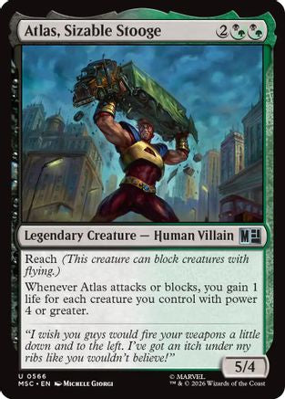 Atlas, Sizable Stooge (MSH - Marvel Super Heroes Foil)