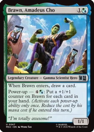 Brawn, Amadeus Cho (MSH - Marvel Super Heroes)