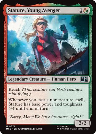 Stature, Young Avenger (MSH - Marvel Super Heroes Foil)