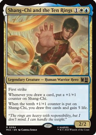 Shang-Chi and the Ten Rings (MSC - Commander: Marvel Super Heroes Foil)