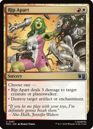 Rip Apart (MSC - Commander: Marvel Super Heroes Foil)