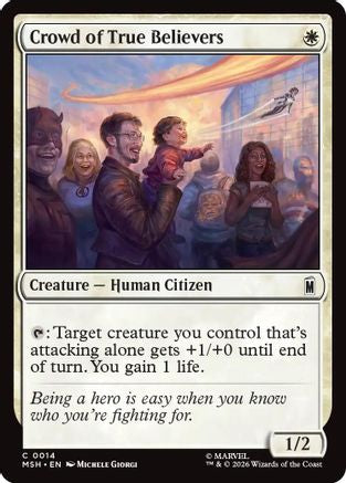 Crowd of True Believers (MSH - Marvel Super Heroes)