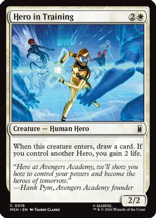 Hero in Training (MSH - Marvel Super Heroes)