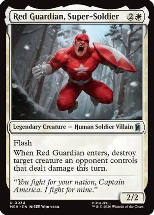 Red Guardian, Super-Soldier (MSH - Marvel Super Heroes)