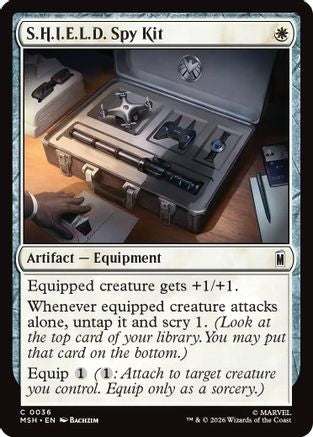S.H.I.E.L.D. Spy Kit (MSH - Marvel Super Heroes Foil)