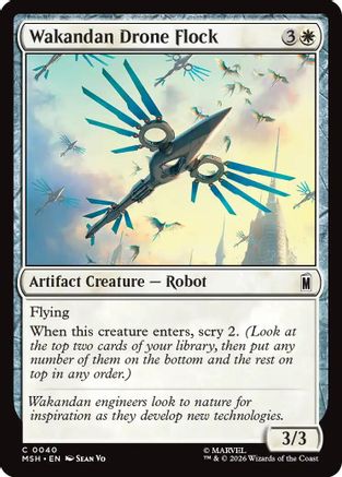 Wakandan Drone Flock (MSH - Marvel Super Heroes Foil)