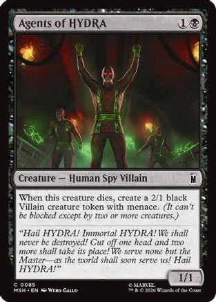 Agents of HYDRA (MSH - Marvel Super Heroes Foil)
