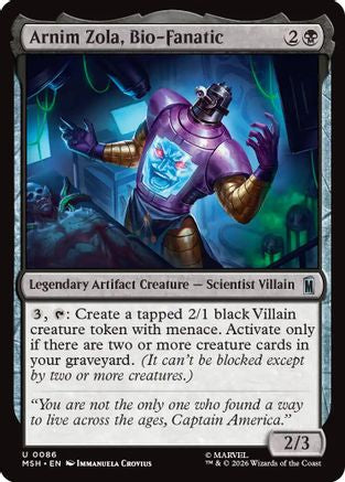 Arnim Zola, Bio-Fanatic (MSH - Marvel Super Heroes Foil)