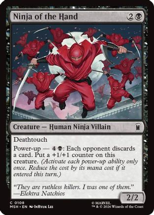 Ninja of the Hand (MSH - Marvel Super Heroes Foil)