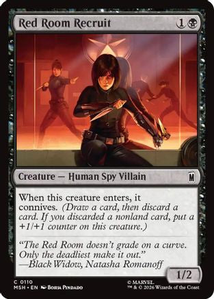 Red Room Recruit (MSH - Marvel Super Heroes)