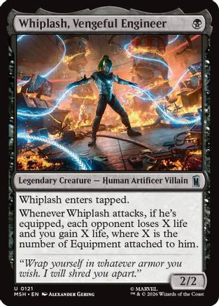 Whiplash, Vengeful Engineer (MSH - Marvel Super Heroes)