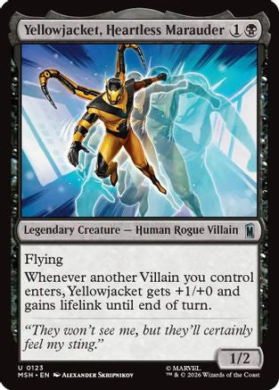 Yellowjacket, Heartless Marauder (MSH - Marvel Super Heroes)