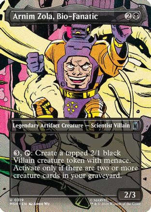 Arnim Zola, Bio-Fanatic (Borderless) (MSH - Marvel Super Heroes)
