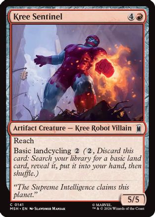 Kree Sentinel (MSH - Marvel Super Heroes Foil)