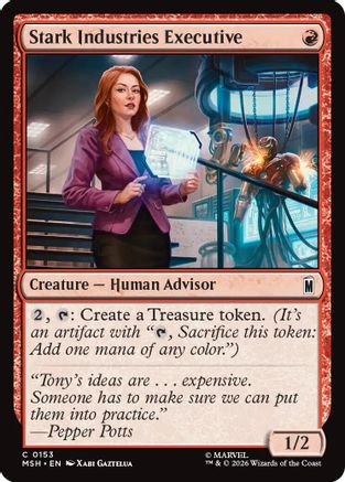 Stark Industries Executive (MSH - Marvel Super Heroes Foil)