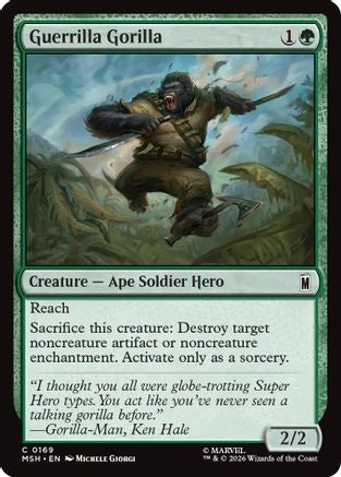 Guerrilla Gorilla (MSH - Marvel Super Heroes Foil)