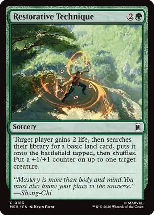 Restorative Technique (MSH - Marvel Super Heroes Foil)
