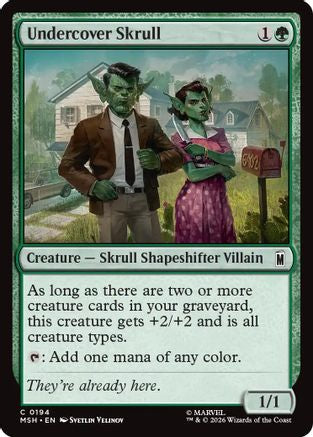 Undercover Skull (MSH - Marvel Super Heroes Foil)