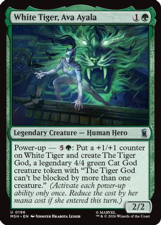 White Tiger, Ava Ayala (MSH - Marvel Super Heroes Foil)
