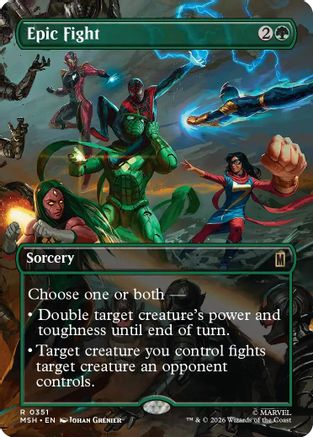 Epic Fight (Borderless) (MSH - Marvel Super Heroes)