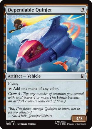 Dependable Quinjet (MSH - Marvel Super Heroes)