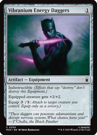 Vibranium Energy Daggers (MSH - Marvel Super Heroes Foil)