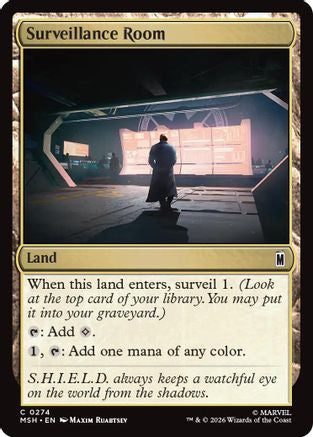 Surveillance Room (MSH - Marvel Super Heroes Foil)