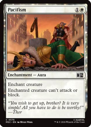 Pacifism (MSC - Commander: Marvel Super Heroes Foil)