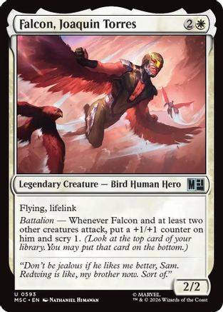 Falcon, Joaquin Torres (MSC - Commander: Marvel Super Heroes)