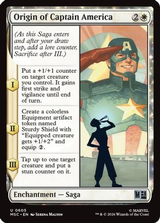 Origin of Captain America (MSC - Commander: Marvel Super Heroes)