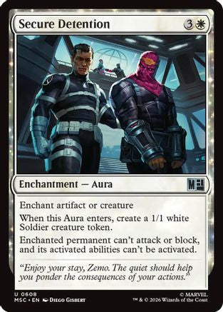 Secure Detention (MSC - Commander: Marvel Super Heroes Foil)