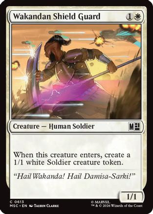 Wakandan Shield Guard (MSC - Commander: Marvel Super Heroes)