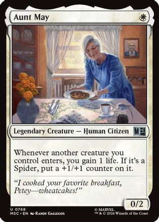 Aunt May (MSC - Commander: Marvel Super Heroes)