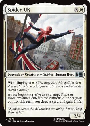 Spider-UK (MSC - Commander: Marvel Super Heroes)